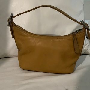 Light brown coach purse